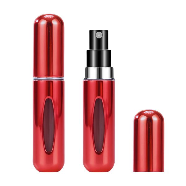 Mini Frasco de Perfume Portatil Reutilizable 5ml/0.17oz Color Rojo