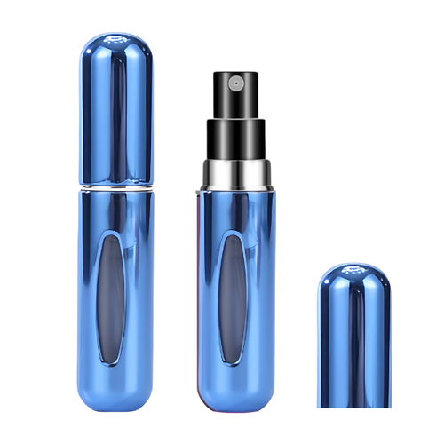 Mini Frasco de Perfume Portatil Reutilizable 5ml/0.17oz Color Azul