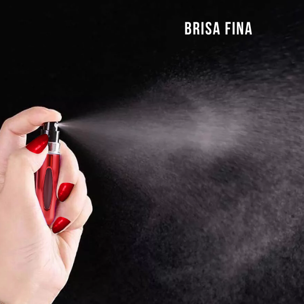 Mini Frasco de Perfume Portatil Reutilizable 5ml/0.17oz Color Rojo