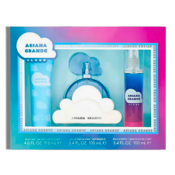 Ariana Grande Set 3 pzas Cloud 100ml/3.4 Oz EDP Set Women