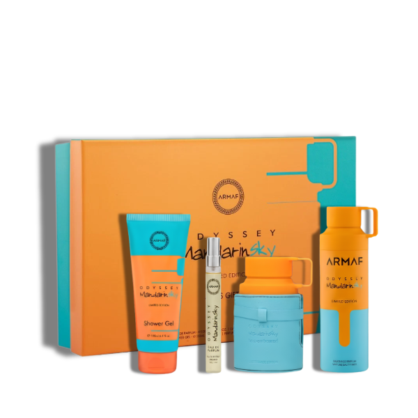 Armaf Set 4 pzas Odyssey Mandarin Sky EDP 100ml/3.4oz Men