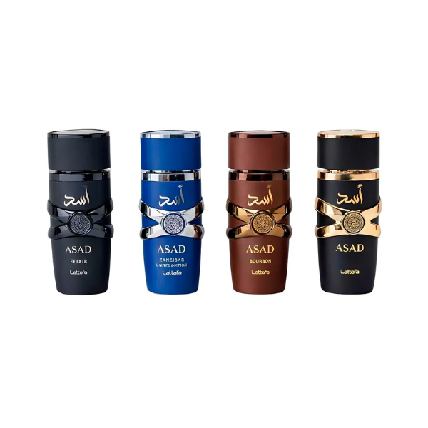 Lattafa Set 4 pzas My Asad Collection 25ml/0.84oz Men's Set