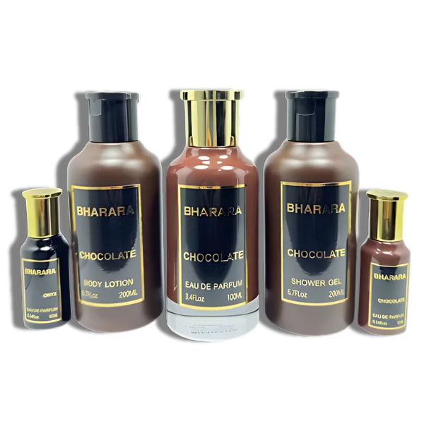 Bharara Set 5 pzas Chocolate Collection EDP 100ml/3.4oz Men's Set