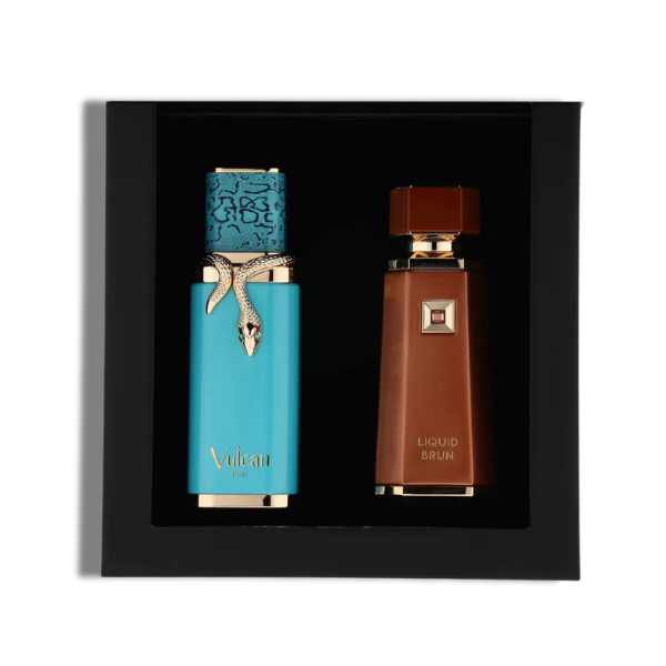 French Avenue Set 2 pzas Dusk Till Dawn Vulcan Feu + Liquid Brun EDP 100ml/3.4oz Men