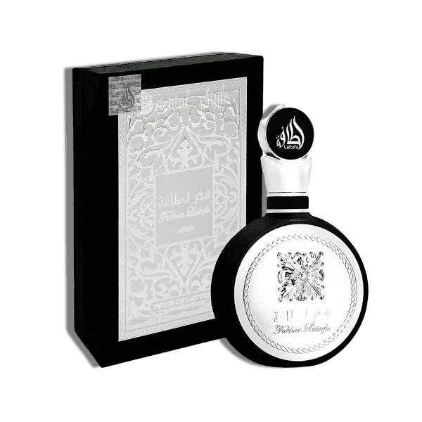 Lattafa Fakhar Silver 100ml/3.4 Oz EDP Spr -Silver-Black Box- Men