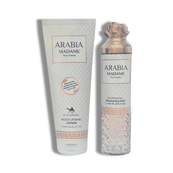 Emper Set 2 pzas Arabia Madame 250ml/6.8oz Colonia + Locion Hidratante Women