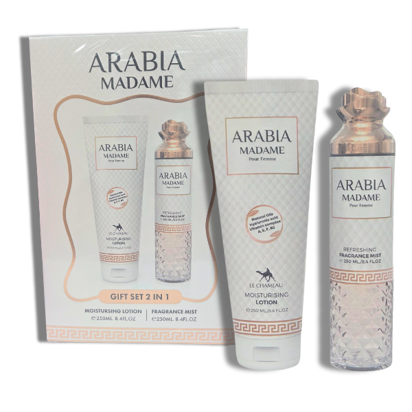 Emper Set 2 pzas Arabia Madame 250ml/6.8oz Colonia + Locion Hidratante Women