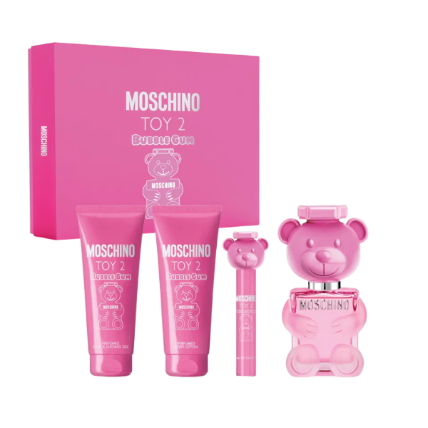 Moschino Set 4 pzas Toy 2 Bubble Gum EDT Women's Set