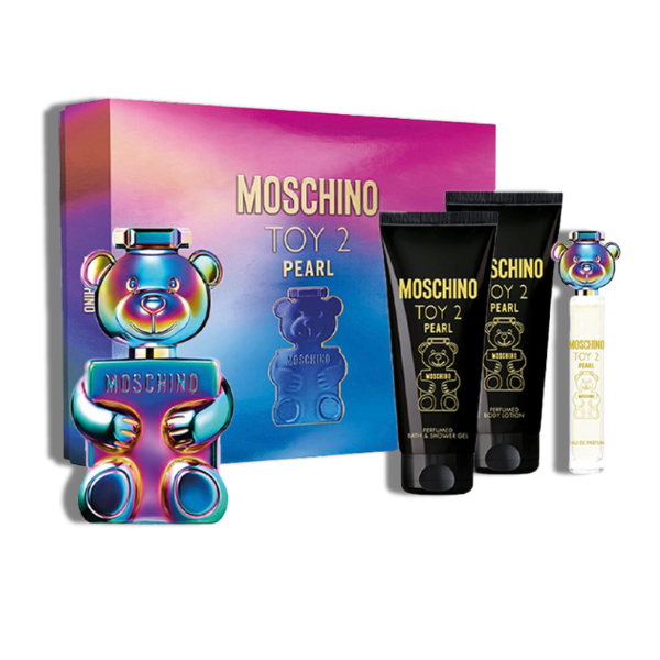 Moschino Set 4 pzas Toy 2 Pearl 100ml/3.4 Oz EDP Spr+100ml/3.4 Oz B.Lotion+100ml/3.4 Oz S.Gel+0.1 Women