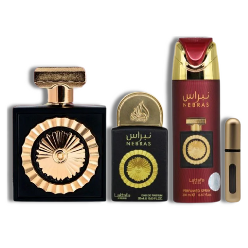 Lattafa Set 4 pzas Nebras Lattafa Pride EDP 100ml/3.4oz Women Set