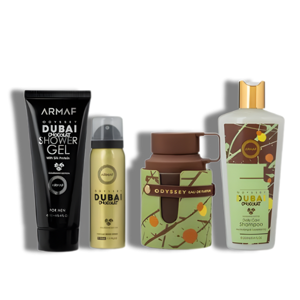 Armaf Set 4 pzas Odyssey Dubai Chocolat 100ml/3.4oz Men