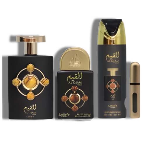 Lattafa Set 4 pzas Al Qiam Gold Lattafa Pride EDP 100ml/3.4oz Unisex