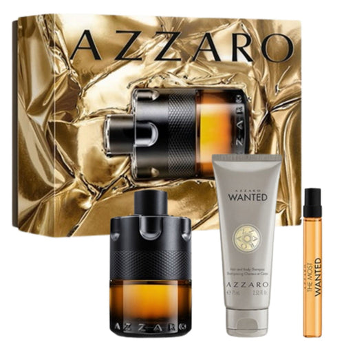 Azzaro Set 3 Pzas The Most Wanted Parfum Men's Set