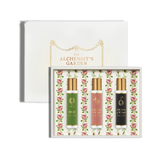 Gucci Set 3 pzas The Alchemist'S Garden Mini 15ml/0.5 Oz EDP Men