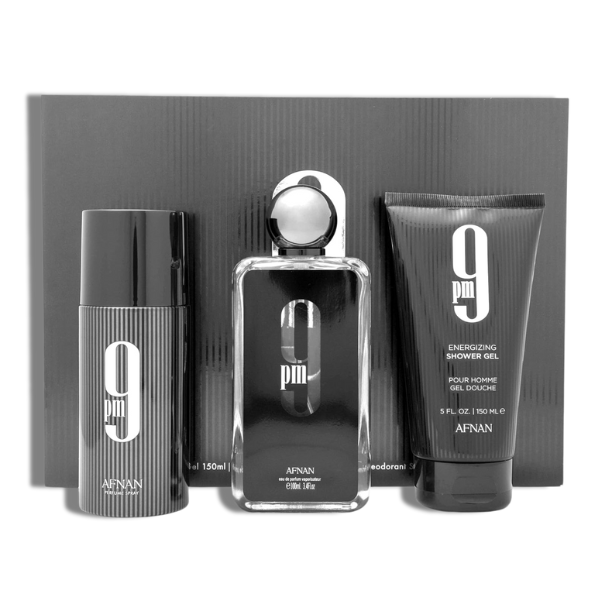 Afnan Set 3 pzas 9PM EDP 100ml/3.4oz EDP Men's Set