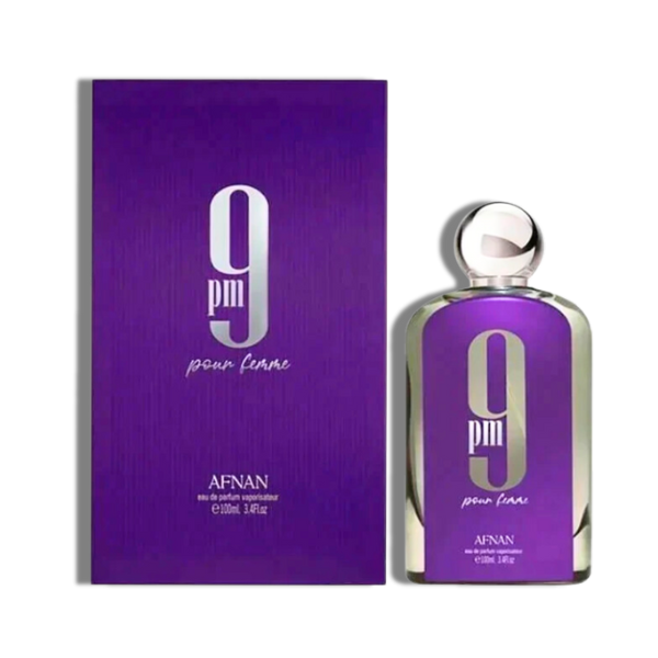 Afnan 9PM Pour Femme EDP 100ml/3.4oz - Purple Box- Women