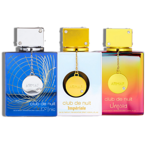 Armaf Set 3 pzas Club de Nuit Iconic+ CDN Imperiale + CDN Untold EDP 30ml/1.0oz  Men's Set -Mini-