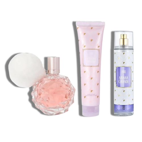 Ariana Grande Set 3 pzas Ari 100ml/3.4 Oz EDP Set Women