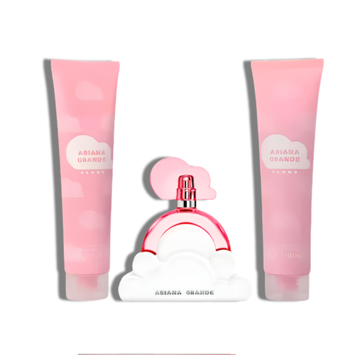 Ariana Grande Set 3 pzas Cloud Pink 100ml/3.4 Oz EDP Women
