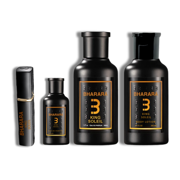 Bharara Set 4 pzas King Soleil 100ml/3.4 Oz EDP Spr -Soleil- Men's Set