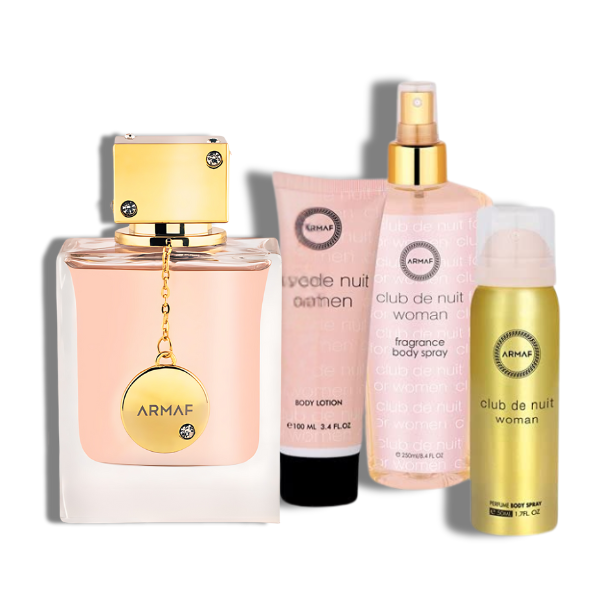 Armaf Set 4 pzas Club de Nuit Woman Armaf EDP 100ml/3.4oz Women's Set