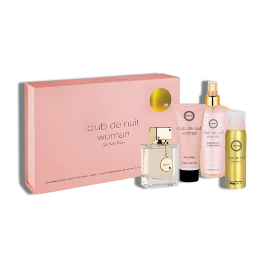 Armaf Set 4 pzas Club de Nuit Woman Armaf EDP 100ml/3.4oz Women's Set
