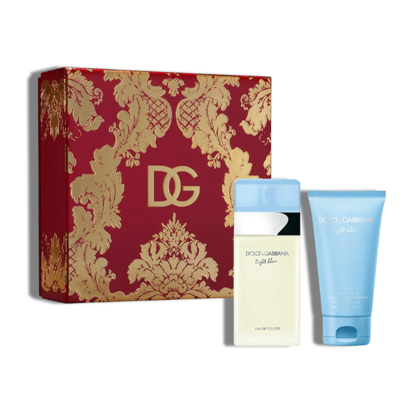 D&G Set 2 pzas Light Blue 50ml/1.7 EDT  + 1.7oz B/LSpr Women