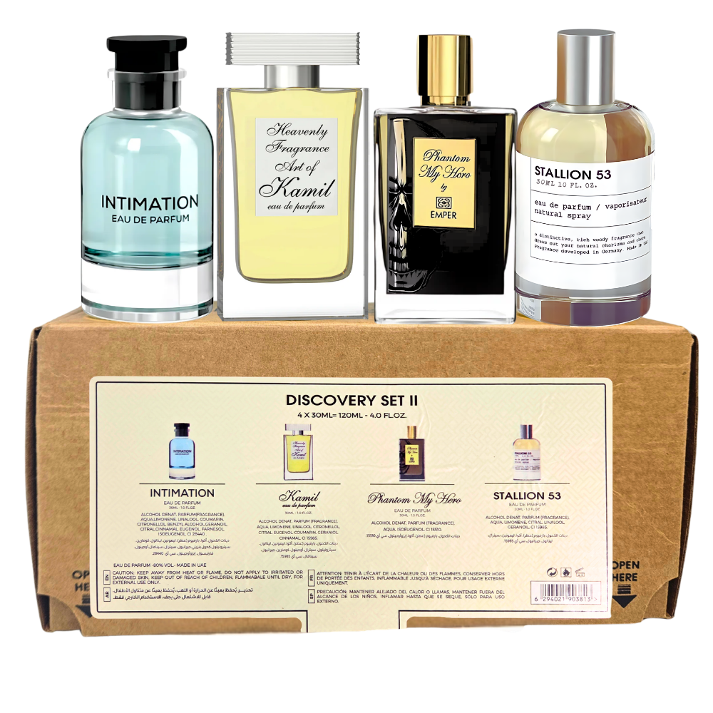 Emper Set 4 pzas Discovery 2 Set Mini EDP 120ml/4.0oz Unisex