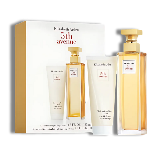 Elizabeth Arden Set 2 pzas 5th Avenue  4.2 Oz EDP Spr+100ml/3.4 Oz  B.Lotion -Set- Women