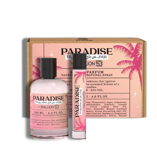 Emper Paradise By Stallion 53 +20ml Free EDP 100ml/3.4oz  Women
