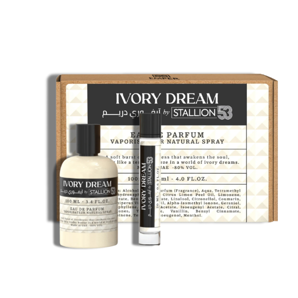 Emper Ivory Dream By Stallion 53 +20ml Free EDP 100ml/3.4oz  Women