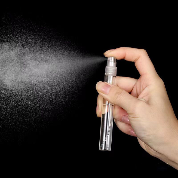 Frasco Botella de Perfume Vidrio 10ml/0.33oz Vacío Recargable con Caja Blanca