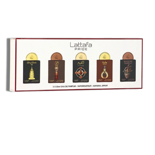 Lattafa Set 5 pzas Pride Collections No 4 EDP 5 x 20ml Unisex's Set