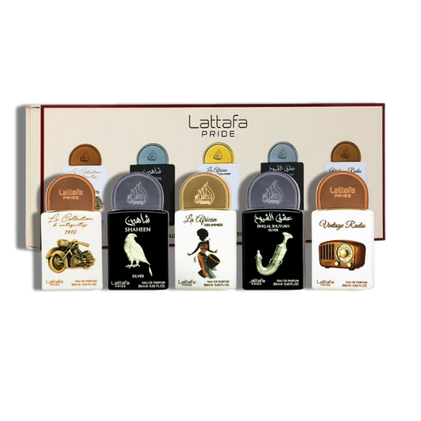 Lattafa Set 5 pzas Pride Collections No 5 EDP 5 x 20ml Unisex's Set
