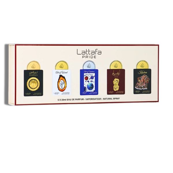 Lattafa Set 5 pzas Pride Collections No 2 EDP 5 x 20ml Unisex's Set