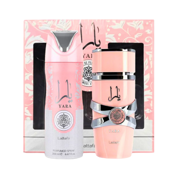 Lattafa Set 2 pzas Yara Pink EDP 100ml/3.4oz   Women's Set