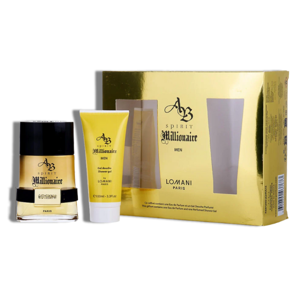 Lomani Set 2 pzas Ab Spirit Millionaire 100ml/3.4 Oz EDP Men's Set