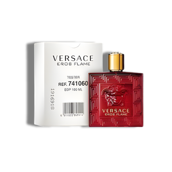 Versace Eros Flame 100ml/3.4 Oz EDP -Red- Men WITH CAP TESTER