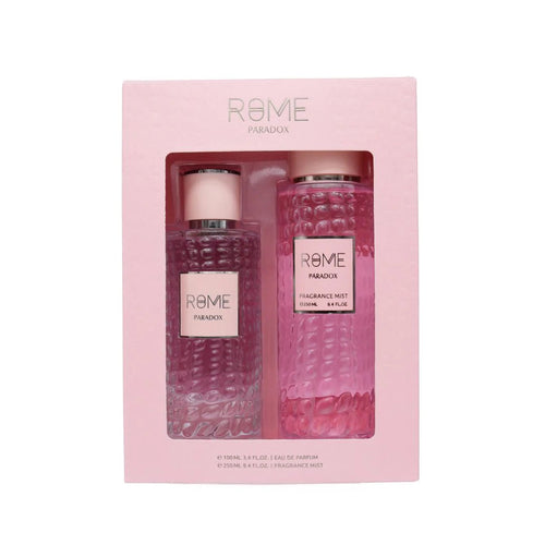Bharara Set 2 pzas Rome Paradox Pour Femme EDP 100ml/3.4oz +8.4oz Women's Set