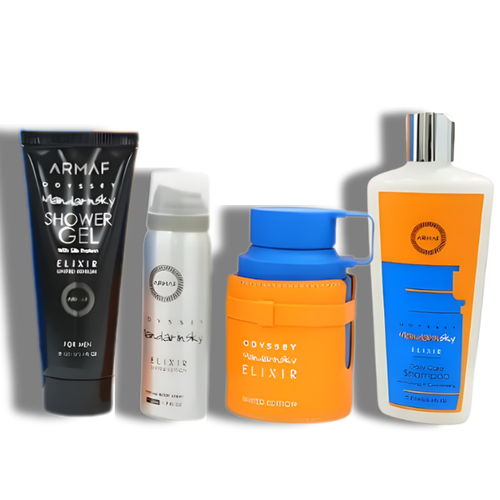 Armaf Set 4 pzas Odyssey Mandarin Sky Elixir EDP 100ml/3.4oz Men