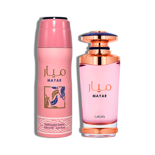 Lattafa Set 2 pzas Mayar 3.4 Oz EDP Women