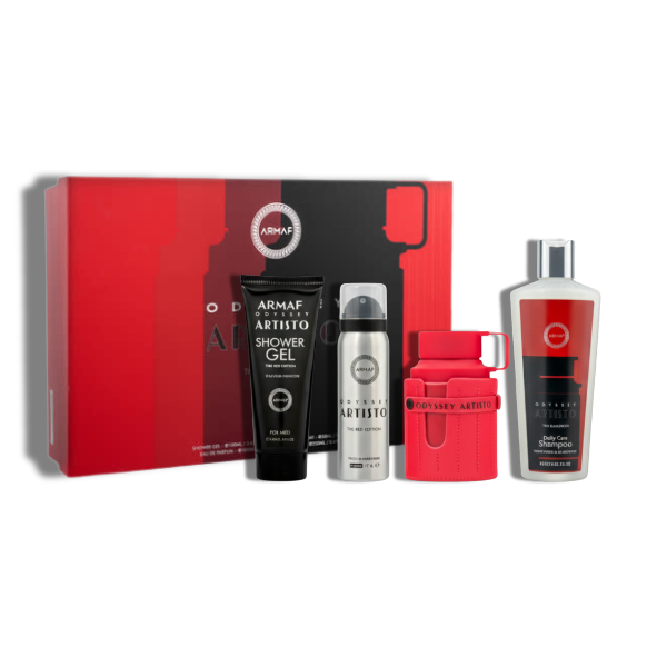 Armaf Set 4 pzas Odyssey Artisto EDP 100ml/3.4oz Men