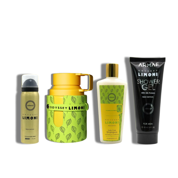 Armaf Set 4 pzas Odyssey Limoni Fresh 3.4oz EDP Men