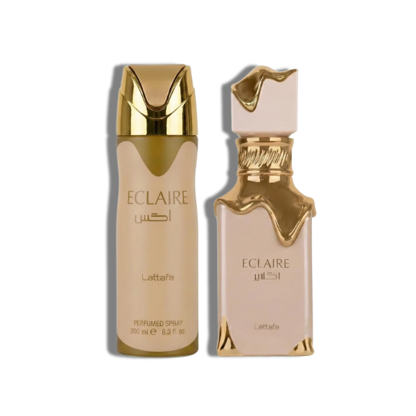 Lattafa Set 2 pzas Eclaire 3.4 Oz Edp + 200Ml Perfumed Spray Women
