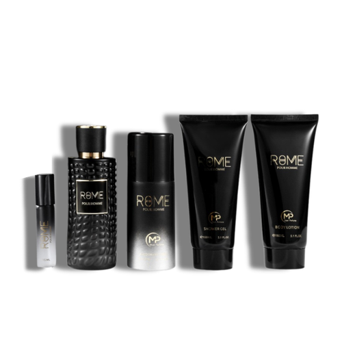 Bharara Set 4 pzas Rome Pour Homme EDP 100ml/3.4oz Men's Set