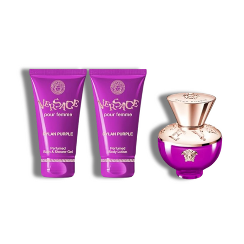Versace Set 3 pzas Dylan Purple Pour Femme EDP 5ml/0.17oz  Women -Mini Set-