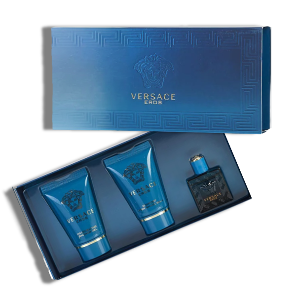 Versace Set 3 pzas Eros EDT 5ml/0.17oz -Mini- Men