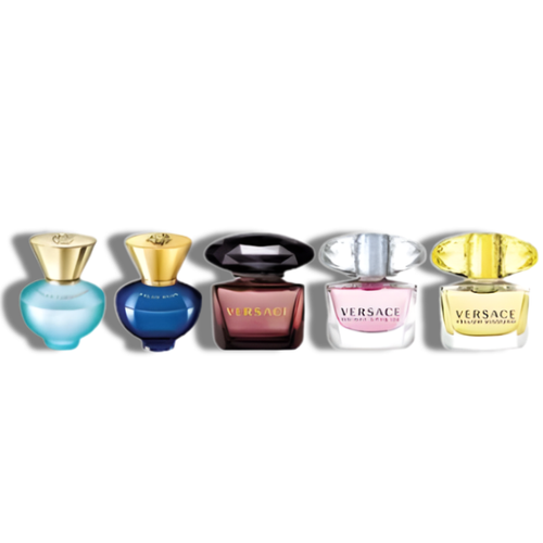 Versace Set 5pzas Mini 5x0.17oz Women EDT