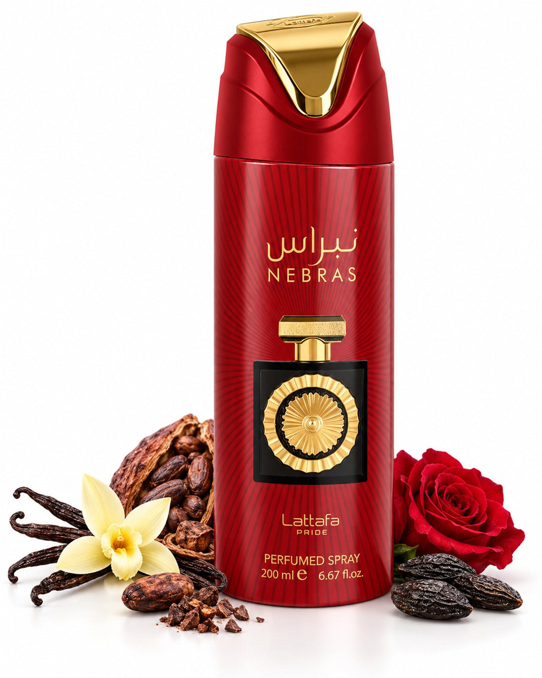 Lattafa Nebras Body Spray 200ml/6.8oz Body&Diffuser